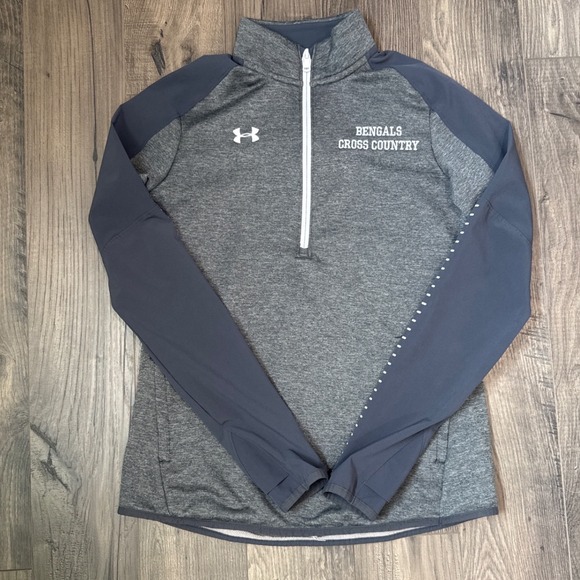 Under Armour Tops - Under Armour Bengals Cross Country ColdGear 1/4 Zip Pullover Women's SM